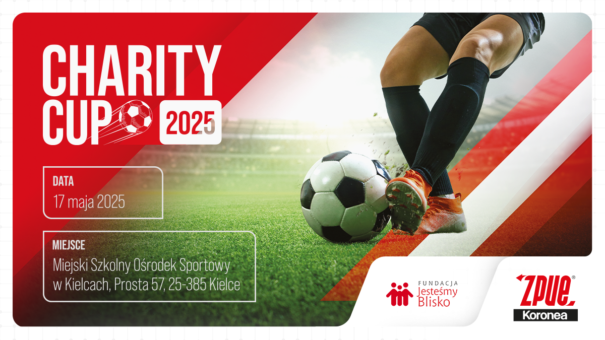 Charytatywny turniej piłkarski już 17 maja w Kielcach! 1 Charity Cup 2025 grafika turniejowa