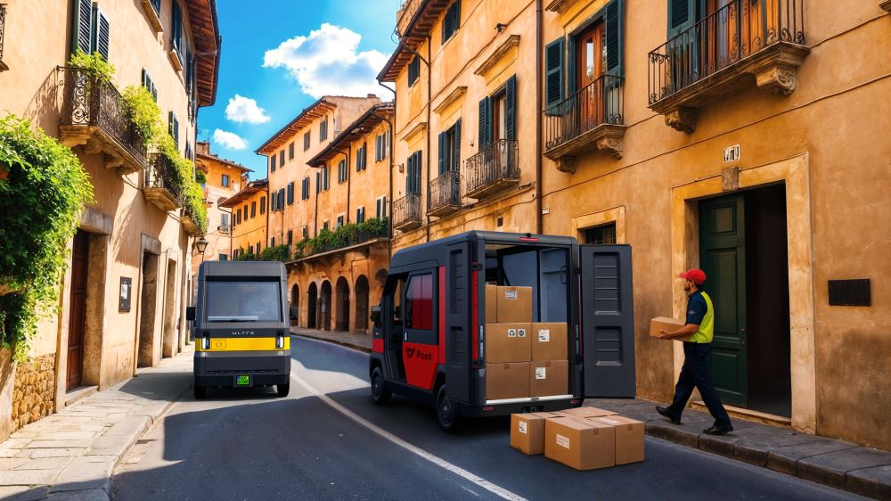 Mała homologacja, wielkie narzędzie – debiut pojazdu elektrycznego Ultre 4 Cargo™ 2 Ultre 4 Cargo combines what s best from small agile viehclies and big LCVs